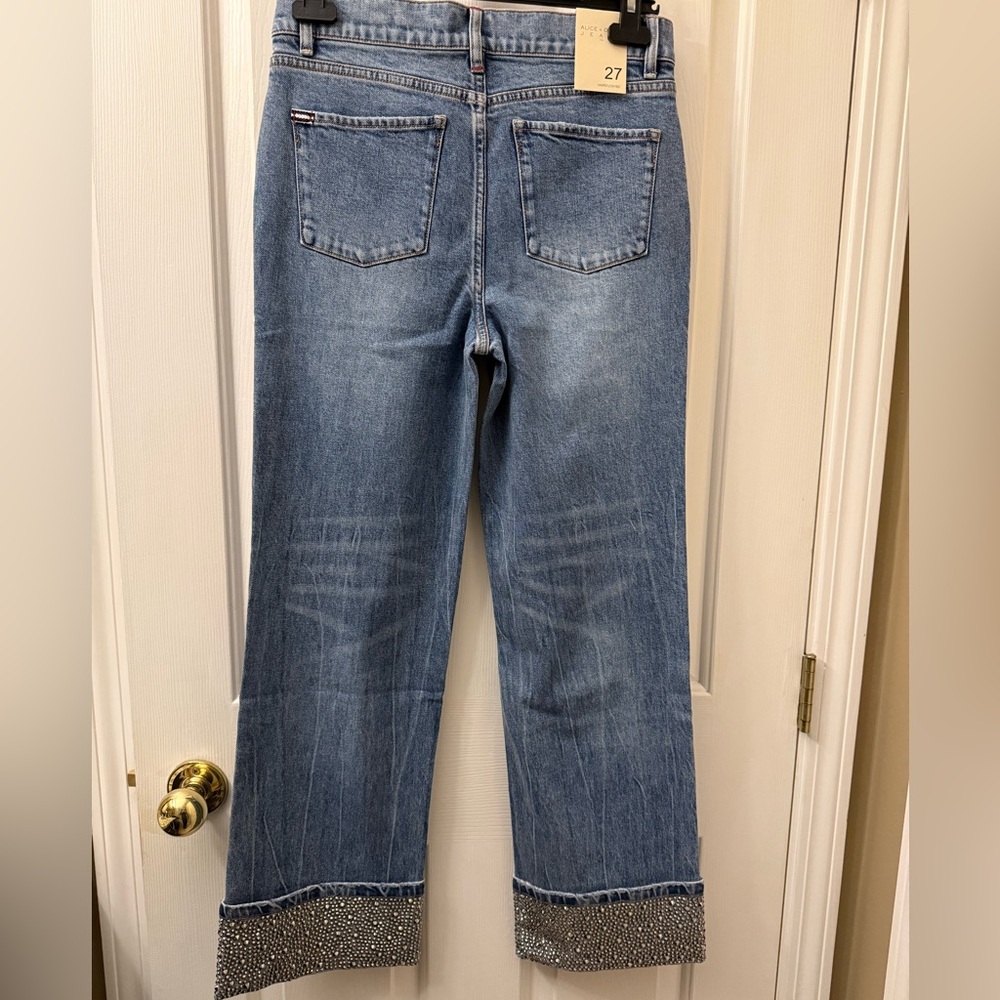 alice + olivia CHIC EMBELLISHED ANKLE JEAN - Picture 6 of 14